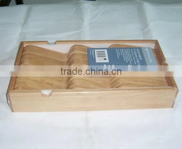 Expandable in-drawer knife tray(LFGB, FSC,PCP)
