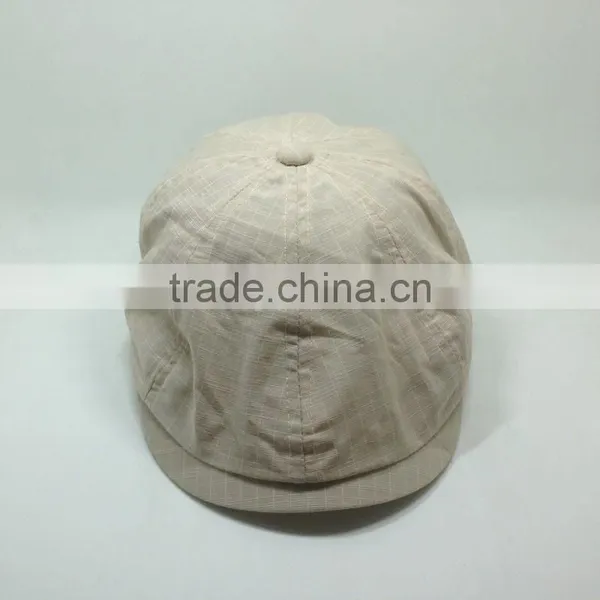 Common Fabric Beret With Checked Style Unisex Beret Cap photo-2