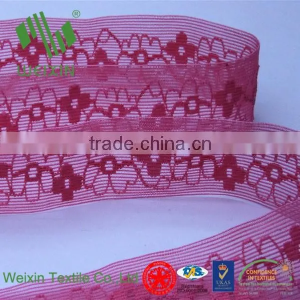 Garment Accesoories Lace Straps Weaving Elastic Webbing 26mm Width photo-4