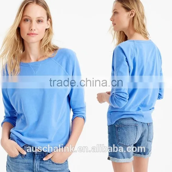High Quality Lady Wholesale Crewneck Sweatshirt Manufacturer photo-4