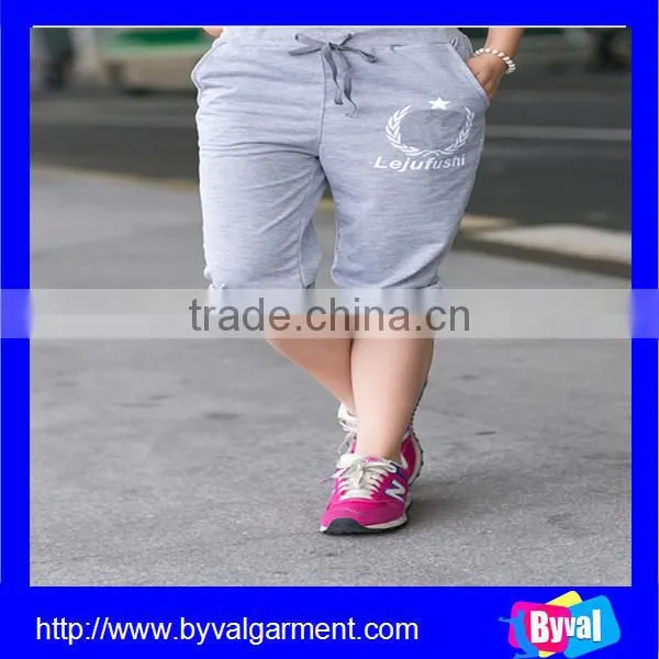 Womens Causal High Quality Summer Short Pants Printed Yoga Pants 2015 photo-3