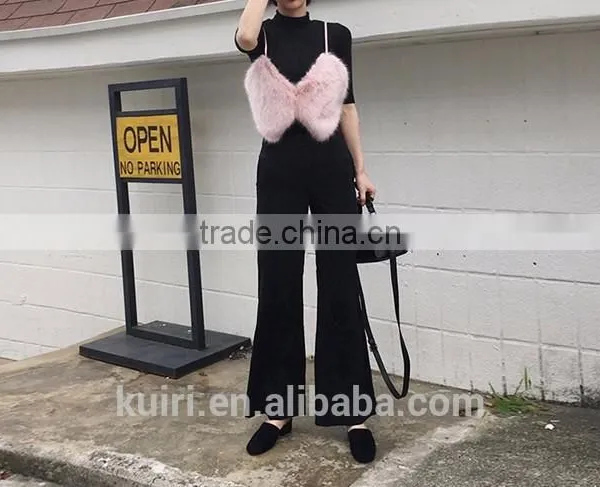 Heart Love Faux Fur Jacket For Women Fashion Love Imitation Waistcoat Winter Warm Furry Jacket Gilet Veste Fpc-462 photo-3