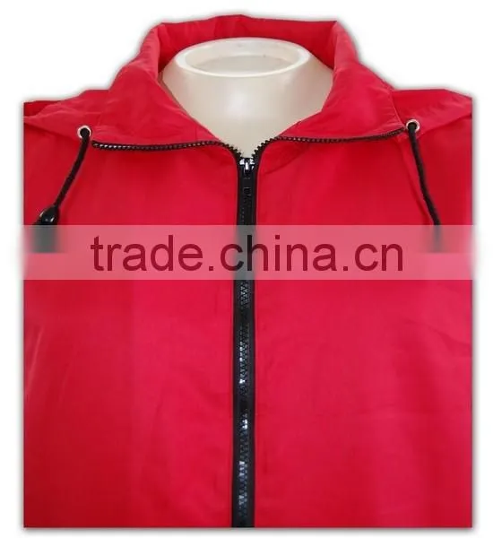 China Manufactory High Quality Custom Made Sublimation Plain Nylon Hooded Vest photo-5