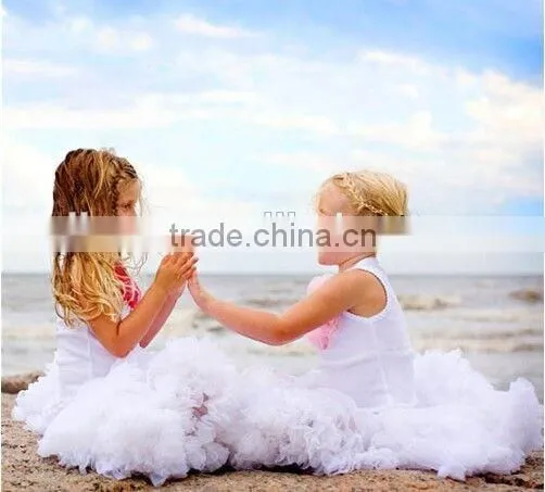 Adorable Baby Boutique Clothing Princess Ballet Tutu Fluffy Pettiskirt Girls Smcoked Ruffle Chiffon Boutique Skirt photo-3