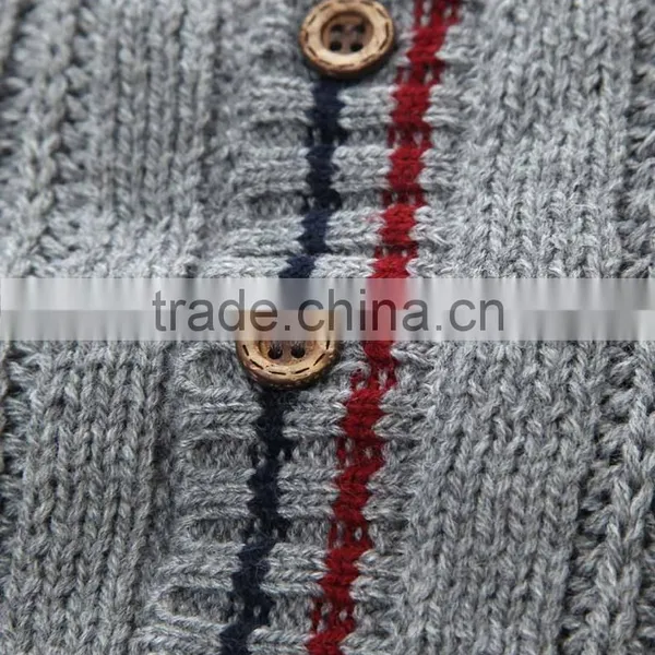 2017 Fashion Knitted Sweater Cardigan Cotton Sweater for Boys photo-4