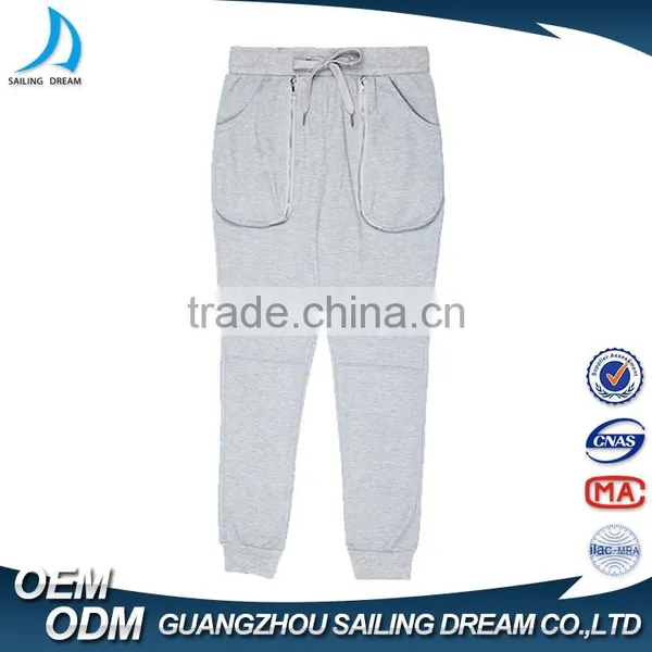 2017 Factory Direct Custom 100% Polyester Sweat Pants Slim Fit Men Latest Design Pants photo-4