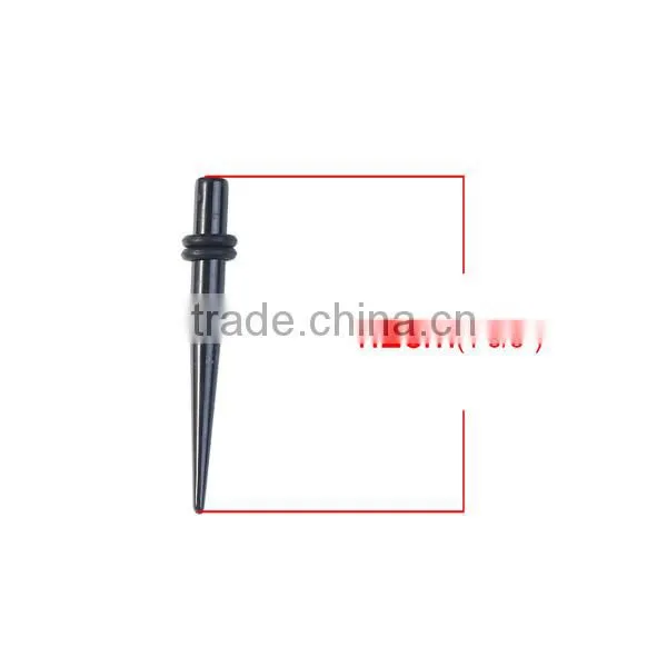 3mm Acrylic Ear Stretcher Expander Tapers Black Ear Taper Expander photo-2