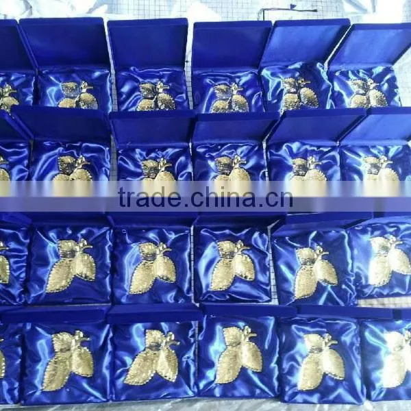 GOLDEN LEAF CANDY DISH photo-3