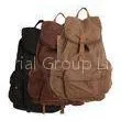 Fashionable 17 Inch Canvas Laptop Backpack Bags for School Girl
