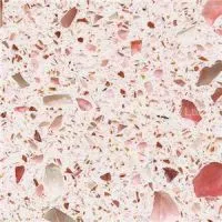 SS7906 Norway Red Quartz Countertops With Backsplash Synthetic Polish Quartz Countertops