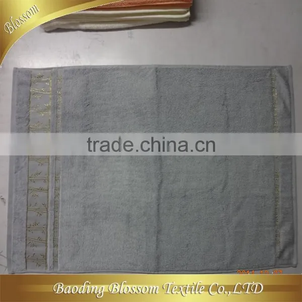 Wholesale China Supplier 100% Cotton Plain Embroidered Border 20patterns 12colors Towel Wholesale 50*90cm