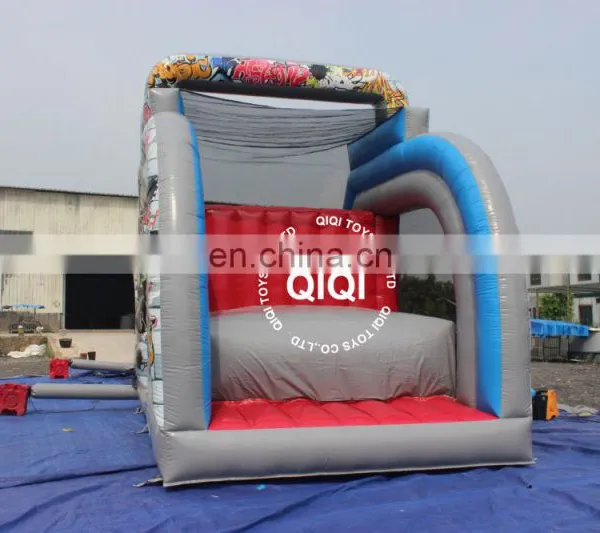 2017 Inflatable Bouncer Jump Castle Obstacle Course With Slide Fatcory Price photo-2