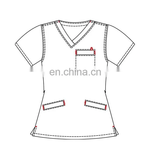 Medical Scrubs Wholesale Hospital Uniform Scrub Suit photo-2