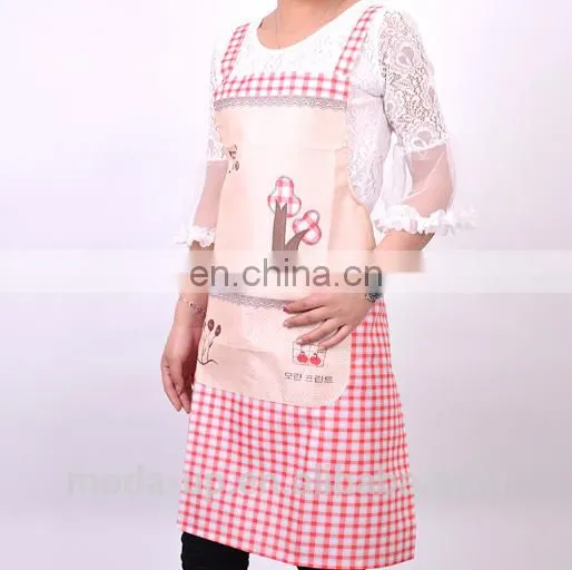 Printed Apron With Plaid for Adult photo-5