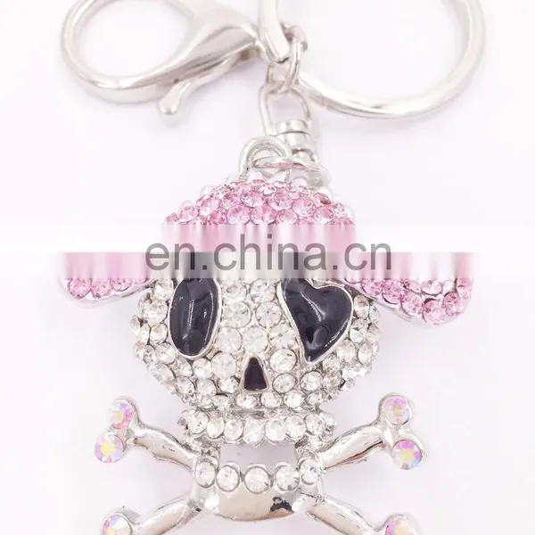 Hot Sale Fashion Hat Skeleton Pirates Keychain Motorcycle Key Chain photo-2