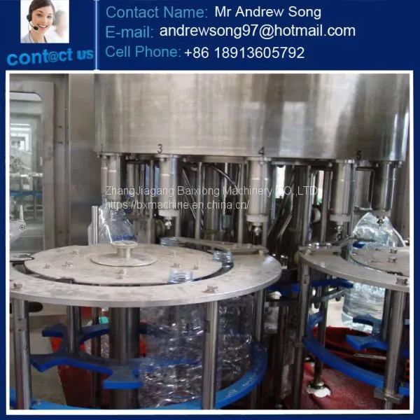 Full Automatic Mineral Water Filling Machine/bottled Filling Line Three in One Unit photo-4