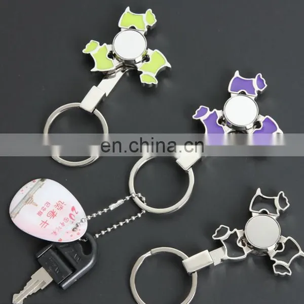 Metal Alloy Spinning Top Key Chain With Logo Spinning Top Toys Keychain Promotional Gifts for Adults and Children photo-4