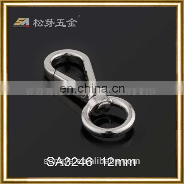 Custom Lady Tote Bag Metal Hook Buckle, Nickle Free Color Plated Swivel Hook For Handbag photo-2