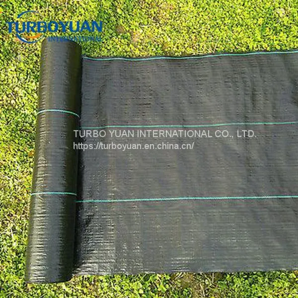 Black Plastic Weed Proof Mesh Mulching Fabric Weed Mats for Greenhouse photo-5