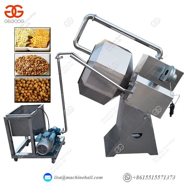 Nuts Coating Machine Industrial Flavored Popcorn Machine