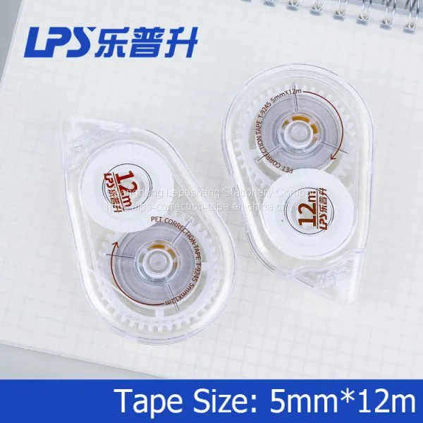 Smooth Self Adhesive Correction Tape With PET Tape Transparent Color School Supplies Correction Roller photo-3