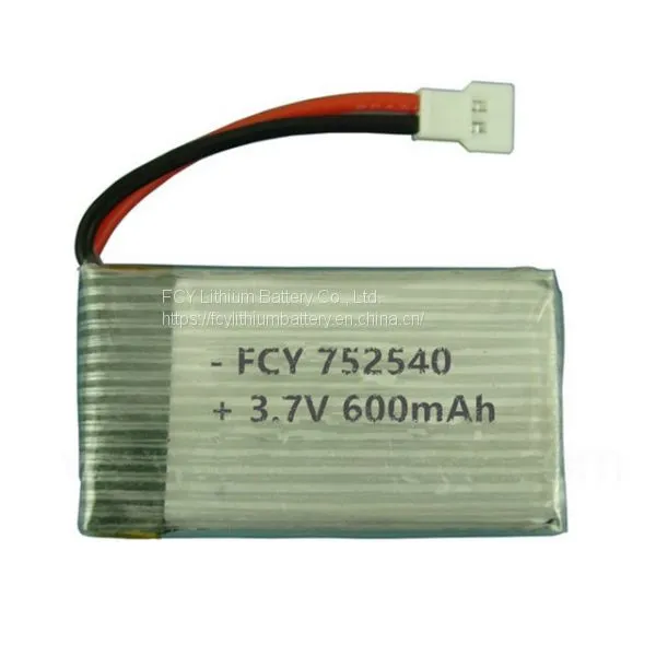 752540 rc Lithium Battery 3.7 600mah With Mini Max Power Battery Charger photo-3
