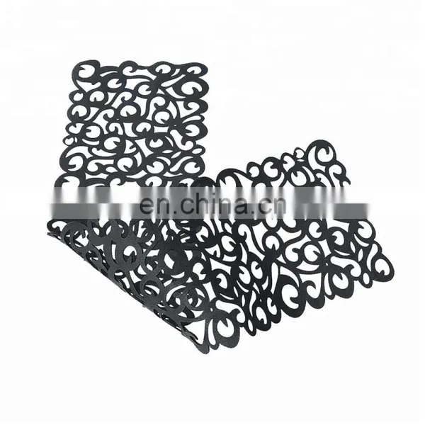 Customized Style and Size 3mm Laser Cut Felt Table Mat With Various Colors photo-2