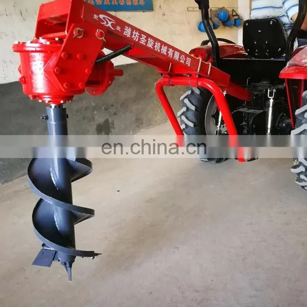 1WX Tractor Mounted Post Hole Digger Hydraulic Post Hole for Farm Used photo-2
