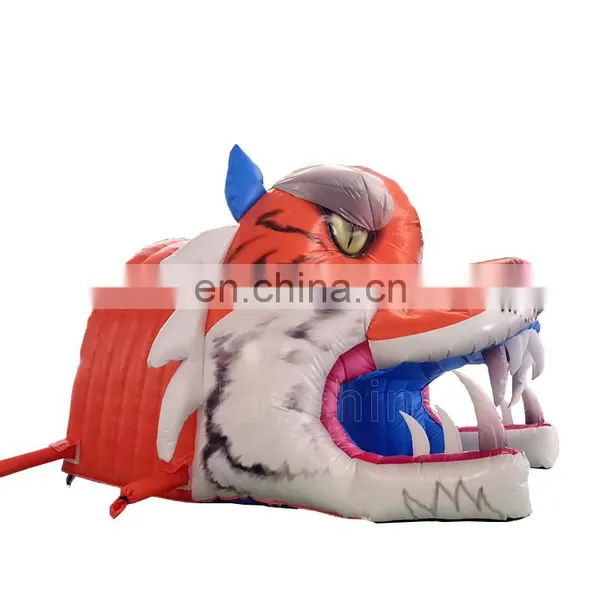 Customized Interesting Inflatable Tiger Shape Passageway Advertising Inflatable Arch For Sale photo-2