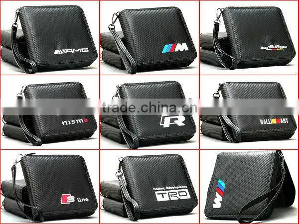 Carbon Fiber CD Bags Case Holder Storage Custom Shape Design