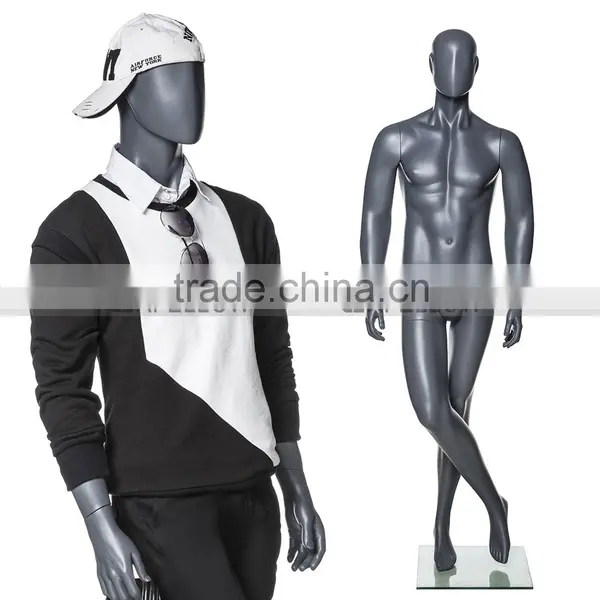 Full Body Fiber Glass Male Mannequin With Abstract Head Sale photo-4
