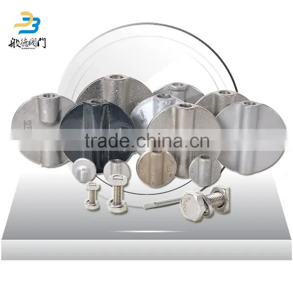 Chemical Industry Dn100 Inox Stainless Steel Manual Eccentric Metal Seal Butterfly Valve photo-6