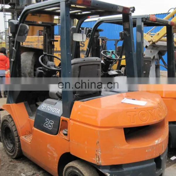 Used Toyota 7FDU25 Forklift , 2.5ton Forklift in Shanghai China photo-2