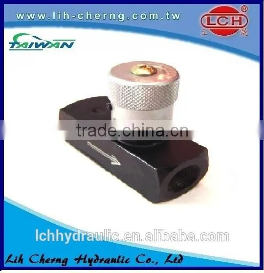 Adjustable Hydraulic One Way Throttle Valve photo-2