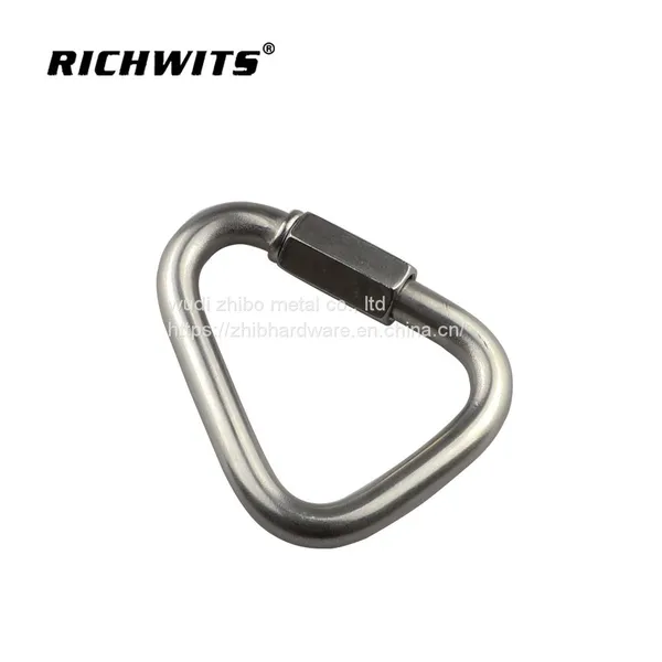 Good Quality Heavy Duty Rigging Hardware Delta Quick Link Large Stainless Steel Triangle Quick Links photo-2