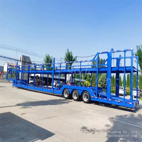 24 Meter Export Semi-trailer 10 Car Semi-trailer Export Russian Semi-trailer 3-axle Semi-trailer photo-3