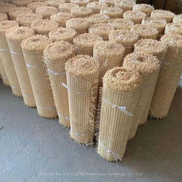 Different Colors and Sizes Plastic pe Rattan Cane Webbing Rolls Materilas for Cabinet Door Led Shade Furniture photo-5