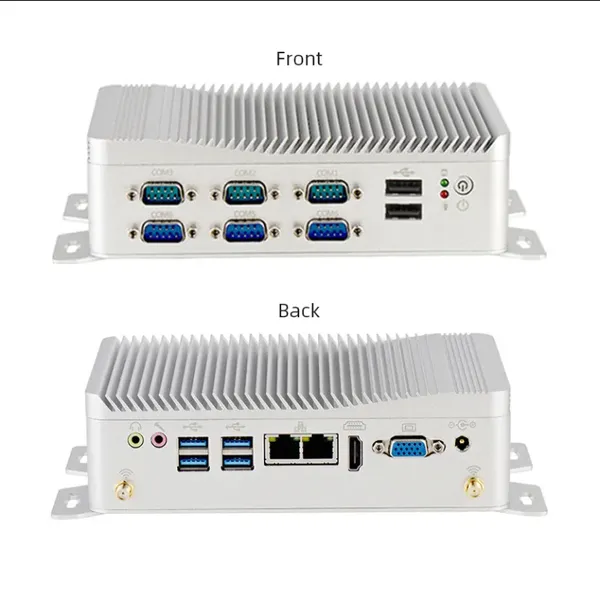 Mini PC Win 10 J4125 Processor Embedded SIM Card Slot for 3G/4G Module VGA Fanless Industrial Desktop Computer photo-4