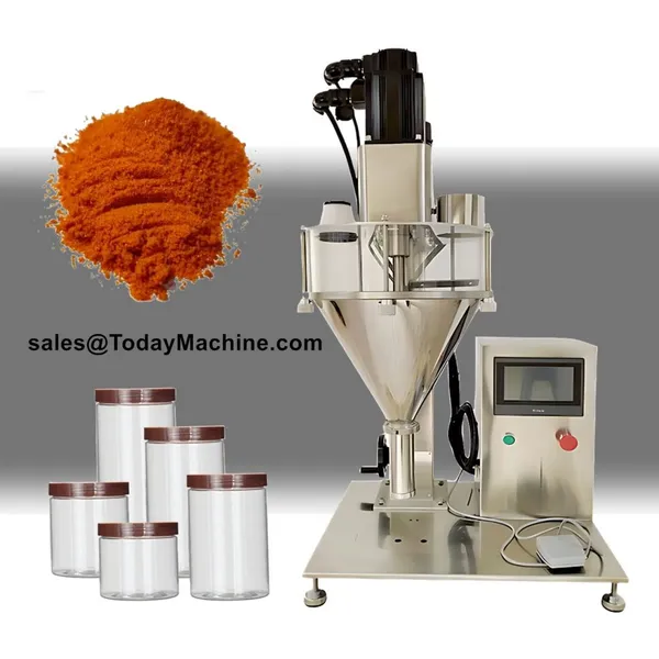 Automatic Seasoning Protein Coffee Spice Powder Auger Filler Jar Bottle Filling Machine photo-5