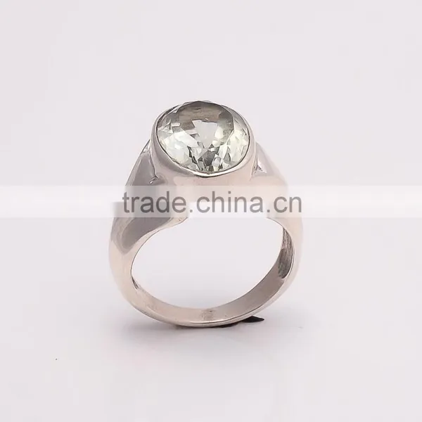 GREEN AMETHYST RING ,925 Sterling Silver Jewelry Wholesale,WHOLESALE SILVER JEWELRY,SILVER EXPORTER,SILVER JEWELRY FROM INDIA photo-3