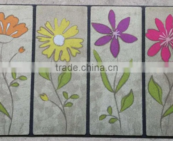 Serenity 100% Recycled Flocking Fiber Rubber Door Mat