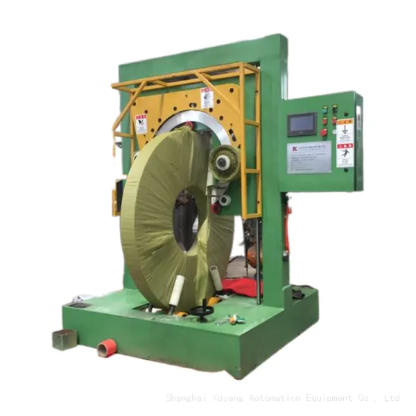 The Fully Automatic Wrapping Machine is Used for Wrapping Various Annular Items and Can be Customized. photo-5