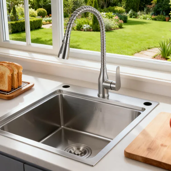 Durable 304 Stainless Steel Sink With All Necessary Accessories photo-2