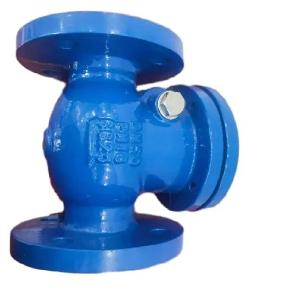 DIN PN16 Duction Cast Iron Body Flang Swing Non Return Check Valve photo-2