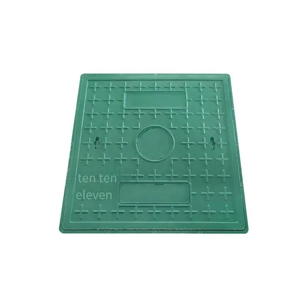 Lubao Square Manhole Covers Made of Composite Resin Material, Manufacturer for Park Inspection Wells 300*400, Green and Environment-friendly for Gardens photo-5