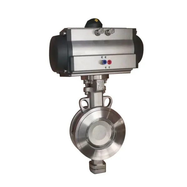 Manufacturer Direct Sales Pneumatic Triple Eccentric Butterfly Valve High-quality Clamp Hard Seal Butterfly Valve photo-2