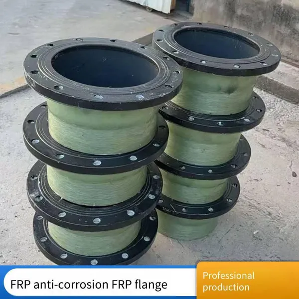 Dn500 Frp Flange Stub, Frp Flange Plate, Easy to Install, for Anti-corrosion, Waste Gas Deodorization, Tee