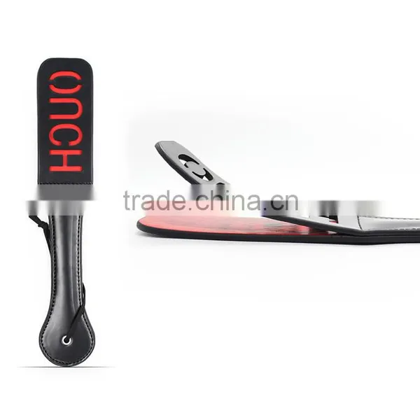 2016 Sexy Joyful Adults Toys , Female Slave Whips and Leather Spanking Classic Sex Leather Paddles for Wowan photo-4