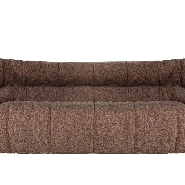 Brigantin 3-Seat Sofa Cozy Textured Fabric Japandi Wabi-Sabi Style Living Room Couch