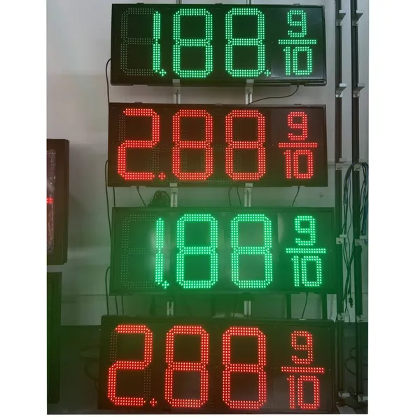 HIgh Brightness 16 Inch Gas Station Petrol Price Led Display LED Gas Sign Board photo-1